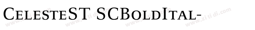CelesteST SCBoldItal字体转换 CelesteST SCBoldItal字体转换